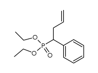 (1-Phenyl-3-butenyl)phosphonsaeure-diethylester Structure