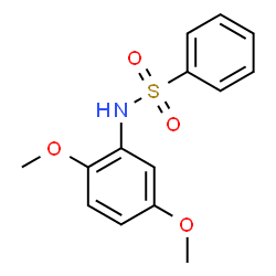 Benzenesulfonamide,N-(2,5-dimethoxyphenyl)- Structure