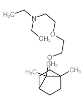 Ethanamine, N,N-diethyl-2-[2-[ (1,7, 7-trimethylbicyclo[2.2.1]hept-2-yl)oxy]ethoxy]-结构式