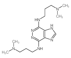 1H-Imidazo[4,5-d]pyridazine-4,7-diamine,N4,N7-bis[3-(dimethylamino)propyl]- structure