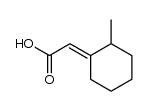 (2-methyl-cyclohexyliden)-acetic acid结构式