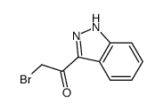 2-bromo-1-(1H-indazol-3-yl)ethanone结构式