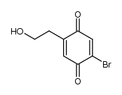 5-bromo-2-(2'-hydroxyethyl)-1,4-benzoquinone Structure
