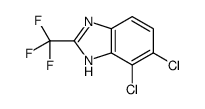 4,5-dichloro-2-trifluoromethylBenzimidazole structure