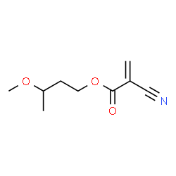 3-methoxybutylcyanoacrylate structure