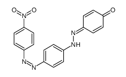 p-[[p-[(p-nitrophenyl)azo]phenyl]azo]phenol Structure