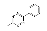3-methyl-6-phenyl-1,2,4,5-tetrazine Structure