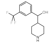 ALPHA-[3-(TRIFLUOROMETHYL)PHENYL]-4-PIPERIDINEMETHANOL Structure