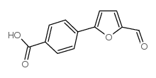 4-(5-formylfuran-2-yl)benzoic acid Structure