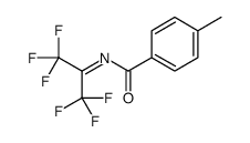 N-(1,1,1,3,3,3-hexafluoropropan-2-ylidene)-4-methylbenzamide Structure