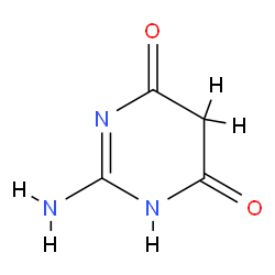 2-Aminopyrimidine-4,6-diol Structure