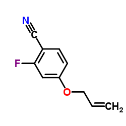 4-(Allyloxy)-2-fluorobenzonitrile Structure