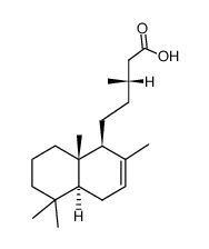 Labda-7-ene-15-oic acid结构式