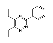 5,6-diethyl-3-phenyl-1,2,4-triazine Structure