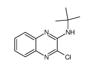 N-(3-chloroquinoxalin-2-yl)-tert-butylamine结构式