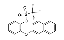 2-(2-naphthoxy)phenyl trifluoromethanesulfonate结构式