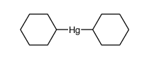 Dicyclohexylquecksilber Structure