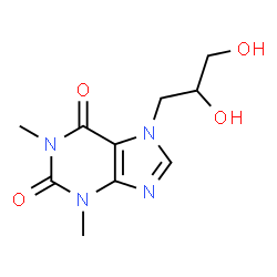 二羟丙茶碱结构式