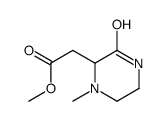 2-Piperazineaceticacid,1-methyl-3-oxo-,methylester(9CI)结构式