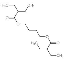4-(2-ethylbutanoyloxy)butyl 2-ethylbutanoate Structure