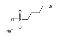 sodium 4-bromobutane-1-sulphonate结构式