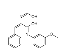 (Z)-2-acetamido-N-(3-methoxyphenyl)-3-phenylprop-2-enamide Structure