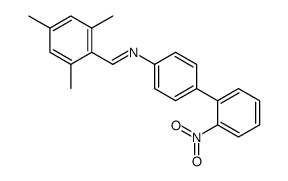 N-[4-(2-nitrophenyl)phenyl]-1-(2,4,6-trimethylphenyl)methanimine Structure