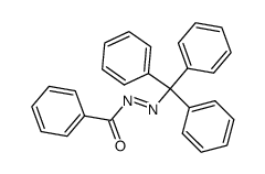 benzoyl-trityl-diazene Structure
