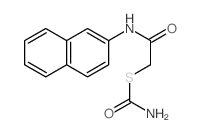S-[2-(naphthalen-2-ylamino)-2-oxoethyl] carbamothioate Structure