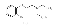 Ethanamine,2-(2-bromophenoxy)-N,N-diethyl-, hydrochloride (1:1)结构式