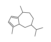 3,8-dimethyl-5-propan-2-yl-3a,4,5,6,7,8-hexahydroazulene结构式