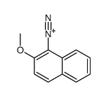 2-methoxynaphthalene-1-diazonium Structure