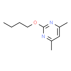 2-Butoxy-4,6-dimethyl-pyrimidine结构式