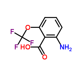 2-Amino-6-(trifluoromethoxy)benzoic acid Structure
