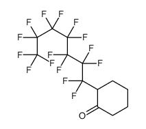 2-(1,1,2,2,3,3,4,4,5,5,6,6,7,7,7-pentadecafluoroheptyl)cyclohexan-1-one Structure