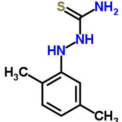 2-(2,5-Dimethylphenyl)hydrazinecarbothioamide结构式