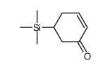 5-trimethylsilylcyclohex-2-en-1-one结构式