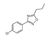 3-(4-Chlorophenyl)-5-propyl-1,2,4-oxadiazole Structure