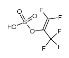 sulfuric acid mono-(2,2-difluoro-1-trifluoromethyl-vinyl) ester结构式