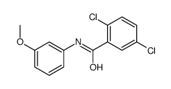 2,5-dichloro-N-(3-methoxyphenyl)benzamide Structure