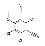 2,4,5-Trichloro-6-methoxyisophthalonitrile结构式