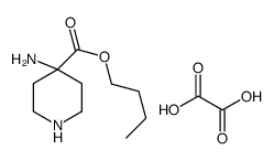 butyl 4-aminopiperidine-4-carboxylate,oxalic acid Structure