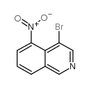 4-溴-5-硝基异喹啉结构式