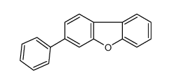 3-phenyldibenzofuran结构式