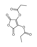 (2,5-dioxo-4-propanoyloxyfuran-3-yl) propanoate Structure