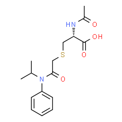 2-(acetylcysteine)-N-isopropylacetanilide Structure
