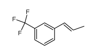 trans-1-[3-(trifluoromethyl)phenyl]propene结构式