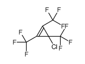 3-chloro-1,2,3-tris(trifluoromethyl)cyclopropene结构式