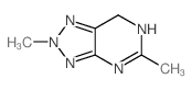 2H-1,2,3-Triazolo[4,5-d]pyrimidine,3,7-dihydro-2,5-dimethyl-结构式