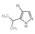 4-Bromo-3-isopropyl-1H-pyrazole Structure